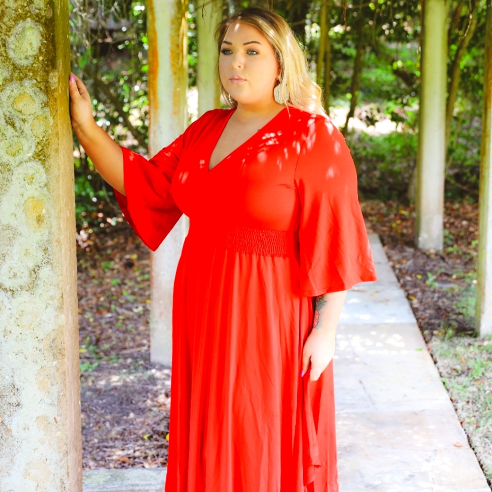 NWT Curvy Red Dress